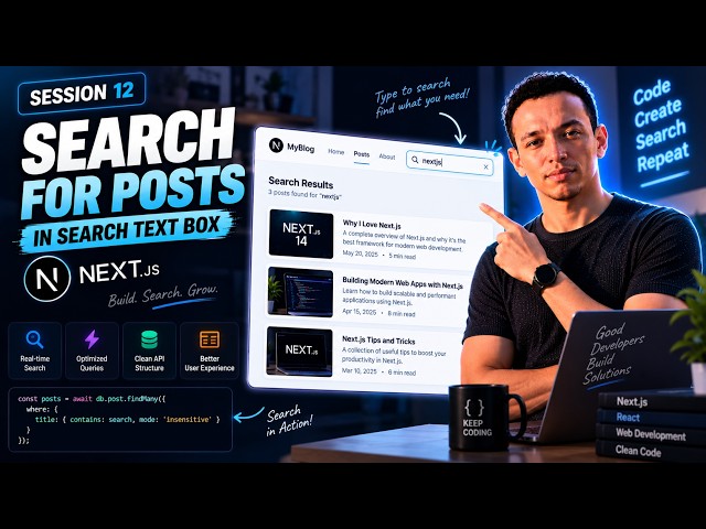 Next.js Course – Phase 2 | Search for Posts in Next.js