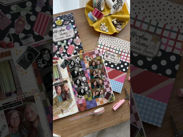 Junk Journal Spread using the NEW Junk Journal box from @kellofaplan x Whimsyluxe