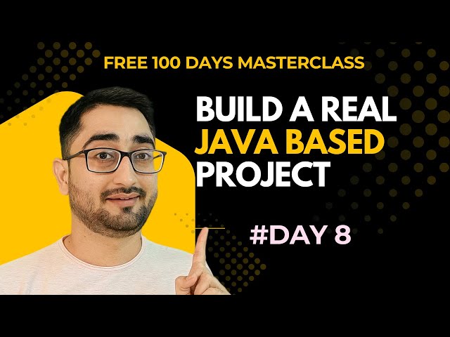 [DAY 8] HINDI Build a Banking System in Java | Complete Project Tutorial | 100 Days Java Course