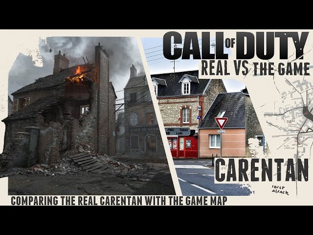 How accurate is the Call of Duty Map Carentan.