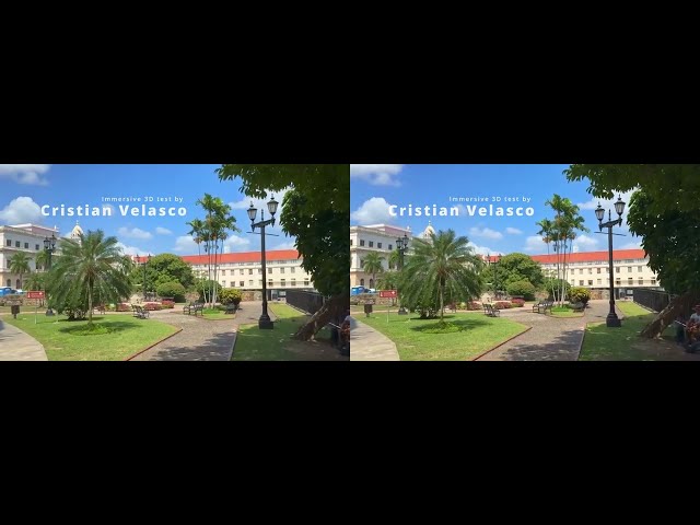 PANAMA Casco Viejo | 3D Spatial video TEST ffmpeg
