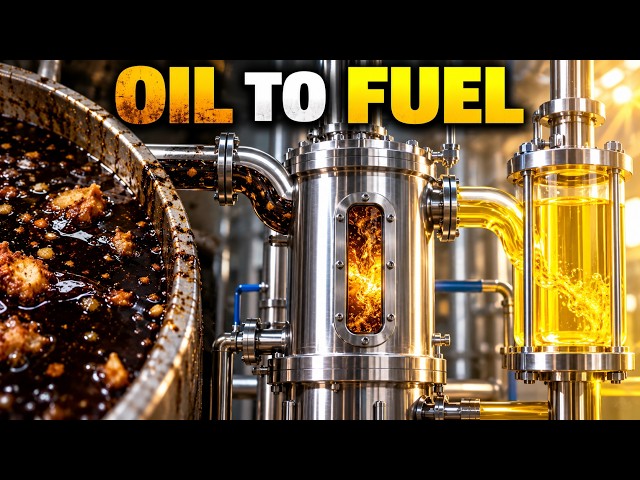 INSIDE A FACTORY THAT TURNS USED COOKING OIL INTO INDUSTRIAL BIODIESEL