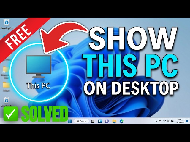 How to Show This PC on Desktop in Windows 11