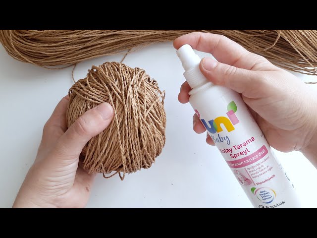 INCREDIBLE IDEA😮TRY PAPER YARN KNITTING LIKE THIS 💯HOW EASY TO KNIT PAPER YARN ✅️