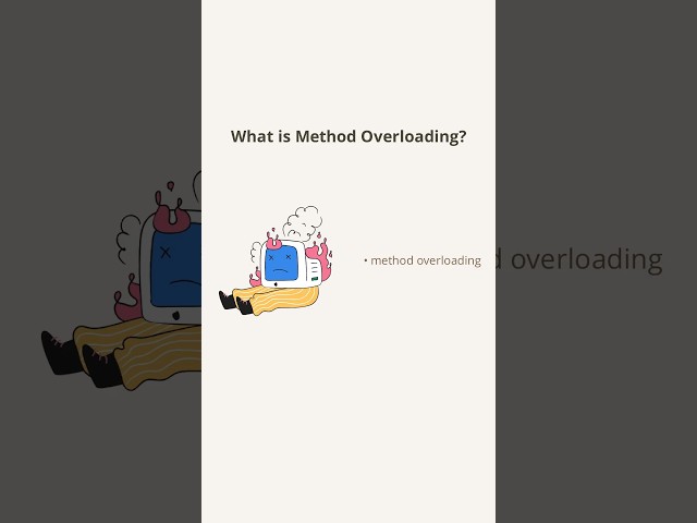 Java Method Overloading: Master Compile-Time Polymorphism for Cleaner Code  #programmingmodels
