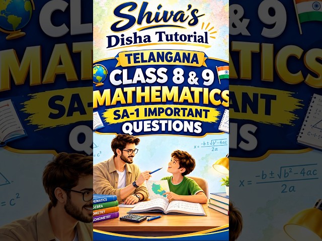 SA-1 prep starts here!✨imp questions for 8&9 #study#importantquestions #maths