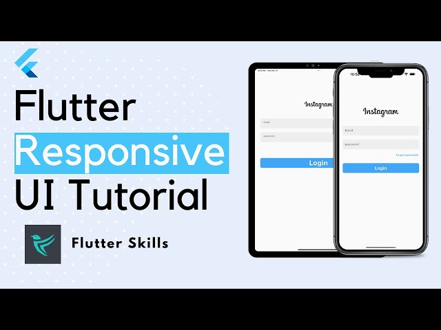 Flutter Responsive UI Design - Flutter Tutorial