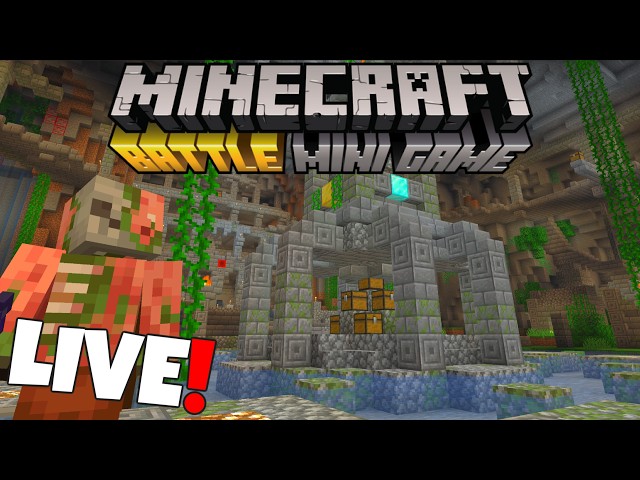 Playing BATTLE with viewers! Legacy Console Edition Recreation! PvP Minigame 8/16/26