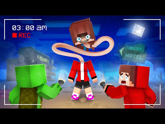 JJ and Mikey vs ROKUROKUBI - Maizen Minecraft Animation