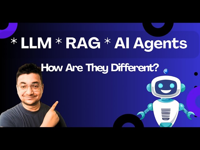 LLM vs RAG vs AI Agent — Which One Do You Need?