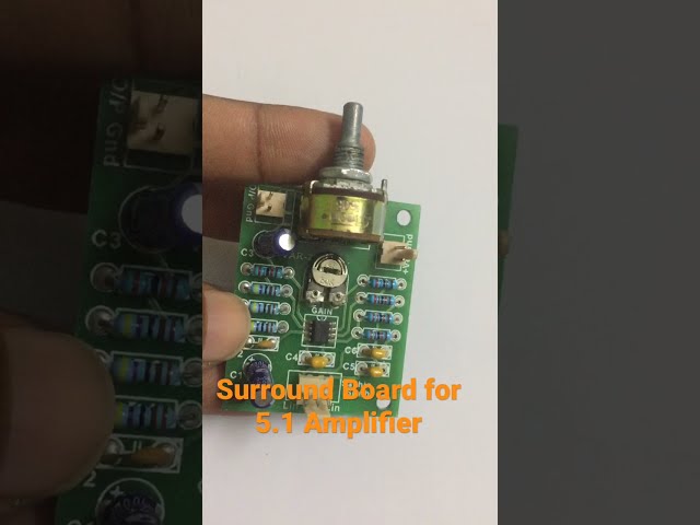 Surround Board for 5.1 Amplifier | Pre Amp Board for Subwoofer Board