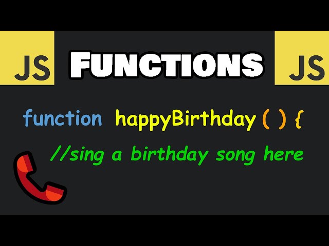 JavaScript FUNCTIONS are easy! 📞