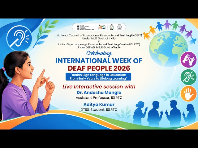 Celebrating INTERNATIONAL WEEK OF DEAF PEOPLE 2026