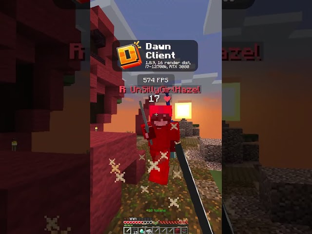 1.8 Performance Comparison, Hypixel Edition! ❤️👀 #minecraft #minecraftclient #gaming #oneclient