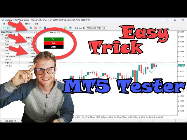 How to Trade Manually in the MetaTrader 5 Tester | mql5 Programming