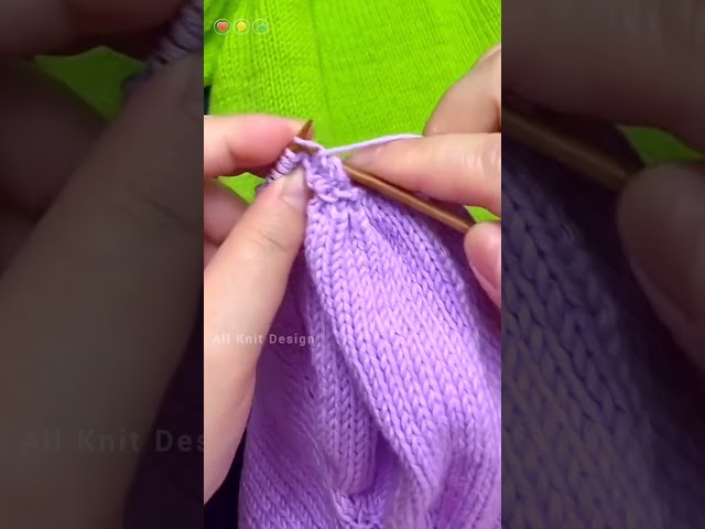 Sweater Design Kniting Trendy  Bind-off Stitches ❤️ #knitting