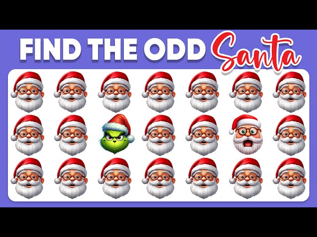 Find The Odd One Out CHRISTMAS Edition 🎅🎄🎁