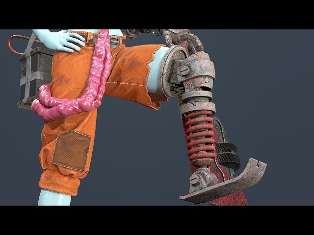 Character Modeling and Cloth: Maya + Zbrush + Substance Painter