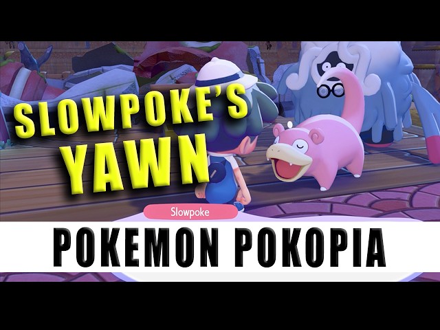 Slowpoke 100% Yawn in Pokemon Pokopia - How to Make it Rain With Slowpoke Pokemon