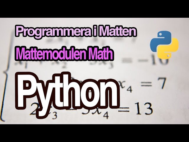 Koda i Matte - Modulen math