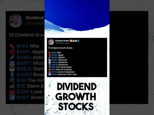 10 Dividend Growth Stocks