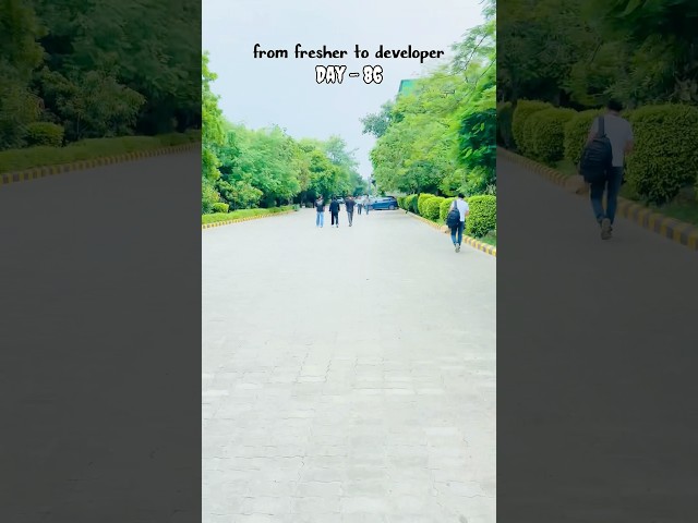 Day-86 from fresher to developer #interview #tech #webdevelopment #coding #job #freshers #explore