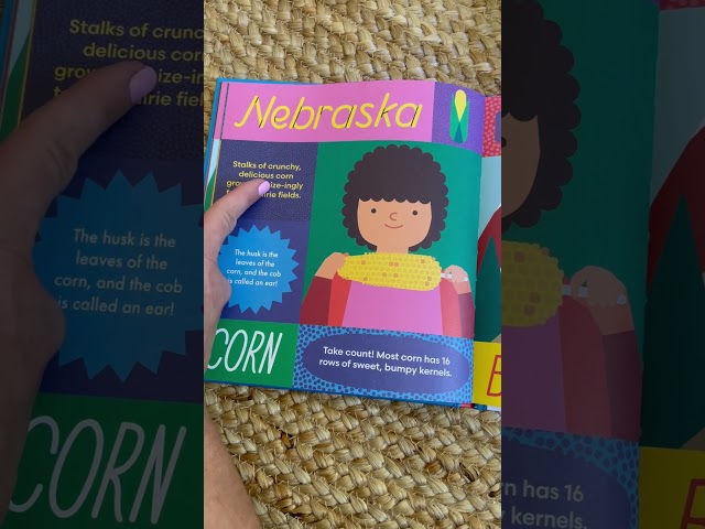 NEBRASKA | 50 STATES IN 50 WORDS | FUN FACTS FOR KIDS! | #learning #shorts #kids #readaloud