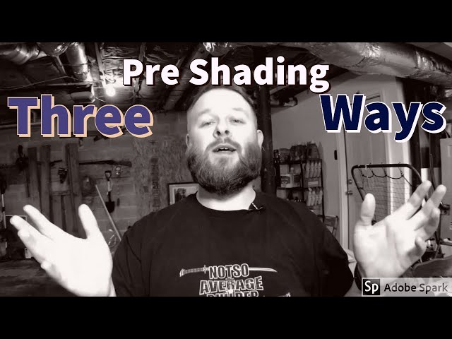 How to pre-shade using 3 different methods: [MG] Alex 2.0