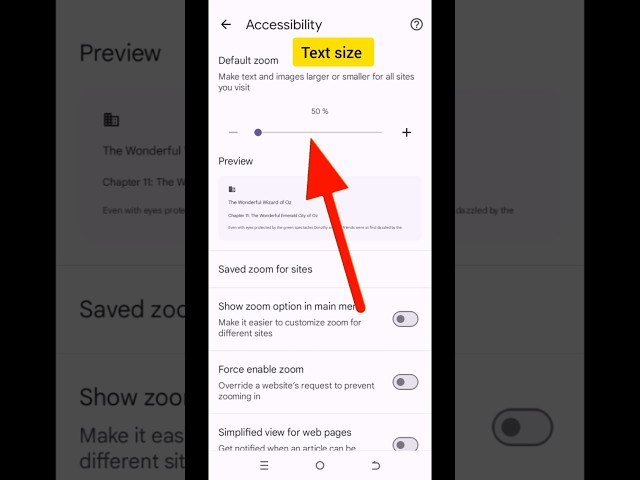 chrome browser text chota hogaya hai || how to change text size in chrome browser #shorts