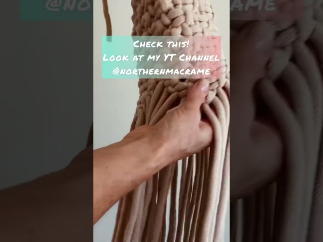 Macrame Basket Bag https://youtu.be/MHi1f3wXYpg