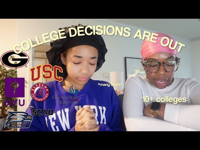COLLEGE DECISION REACTIONS 🎓