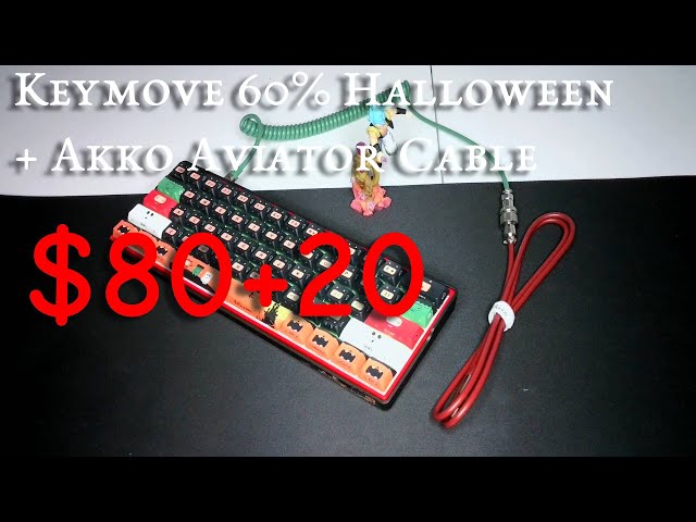 Unboxing EP21: Special Halloween Episode - KEMOVE Halloween 60% and Akko Custom Coiled Aviator Cable