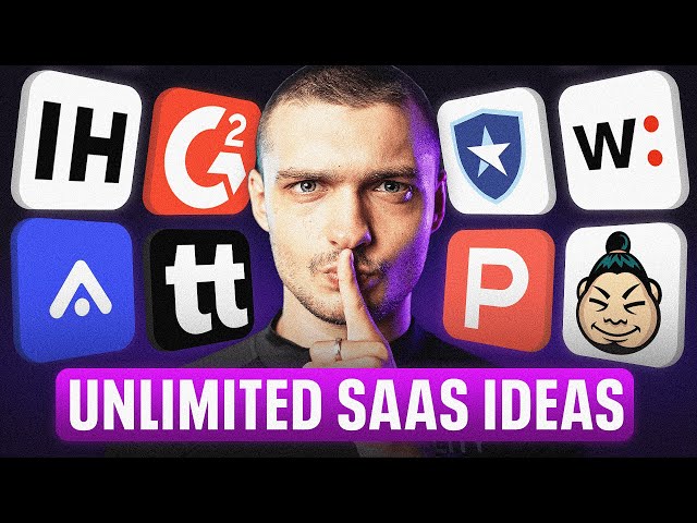 Find UNLIMITED No-Code SAAS Ideas Using THESE Websites