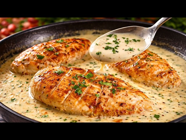 Quick & Easy Creamy Chicken Breast — Juicy, Tender, Perfect Every Time!