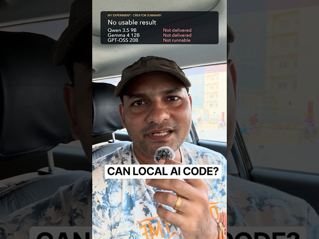 Can Free Local AI Handle a Real Coding Task?
