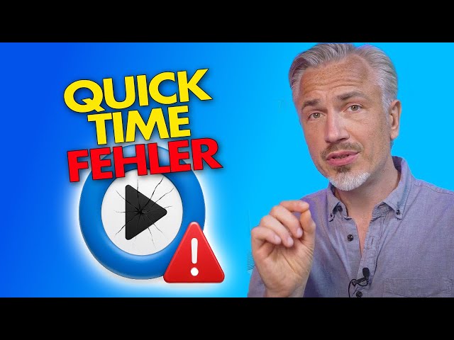 🎞️ QuickTime can't open your video? Here is the solution!