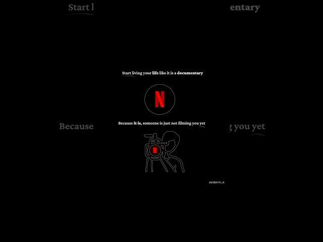 🪡Your Life. Your Documentary. #entrepreneurmindset