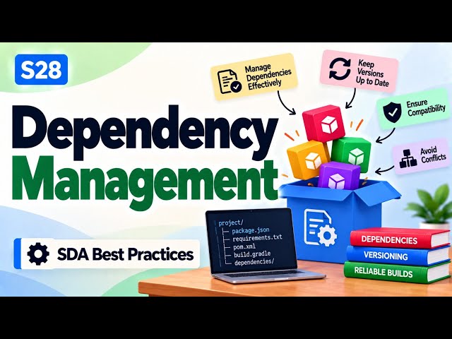S28 | Dependency Management | SDA Best Practices | Uplatz