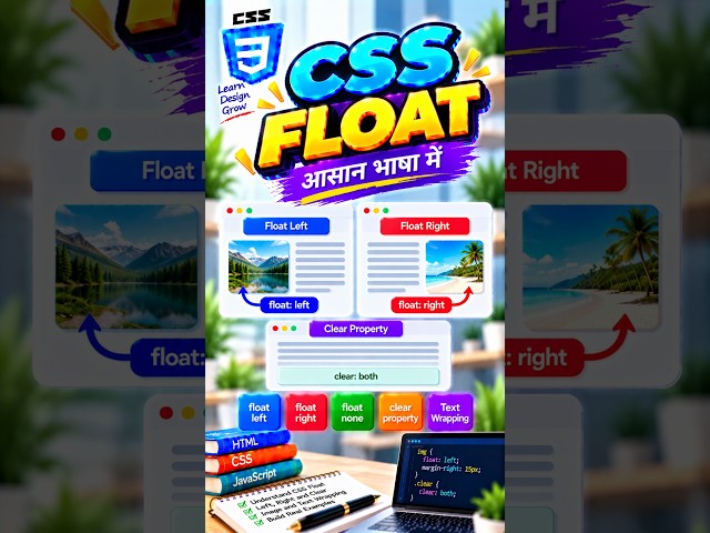 CSS Float से Text Wrapping कैसे करें