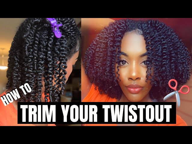 BEST WAY TO TRIM FOR A DEFINED, JUICY TWISTOUT! Sis, do it this way instead! EASY! Twistout 101 Pt 5