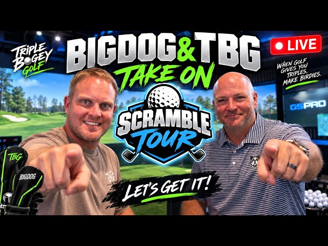 EP 348 🔴 BigDogNZ & TBG Are Hunting Birdies | Scramble Tour LIVE