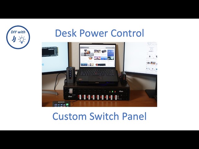 The Ultimate Desk Power & Cable Management System
