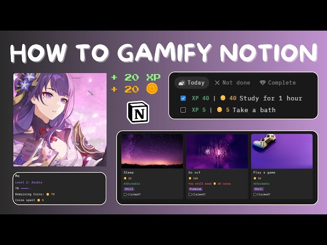 How to Build a Gamified Notion Template + Free Download