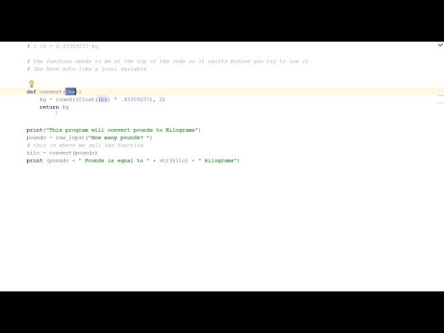 return value