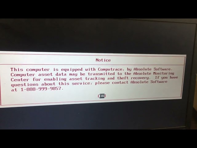 Computrace Absolute Software