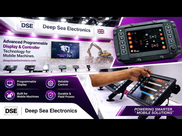 Deep Sea Electronics Programmable Displays, Machine Controllers & Mobile Automation | bauma 2026