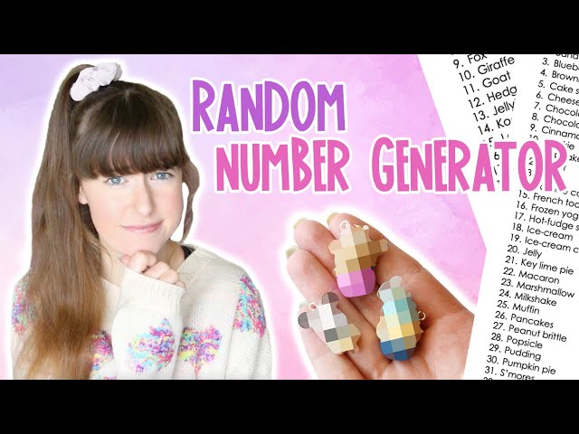 Random Number Generator Designs My Polymer Clay Charms #5
