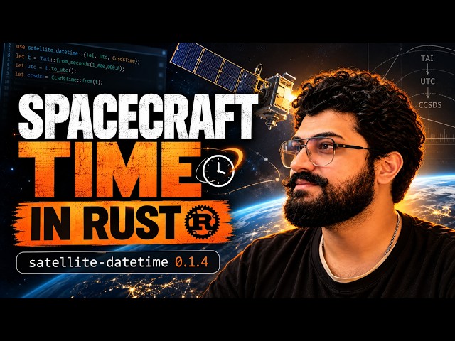 Rust + Spacecraft Time: satellite-datetime 0.1.4