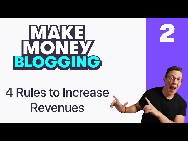 Make Money Blogging 2: THE 4 RULES (including know Like And Trust Factor...)