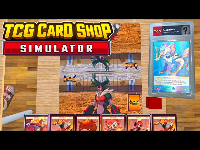 Building Decks & Grading Cards! | TCG Card Shop Sim 1.0 | Part 4